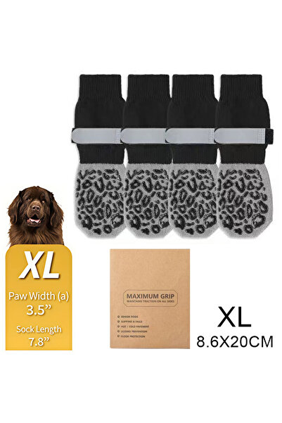 choice2 جوارب للكلاب مقاس XL 8.6×20 سم، أحذية مضادة للماء للاستخدام الخارجي، ...