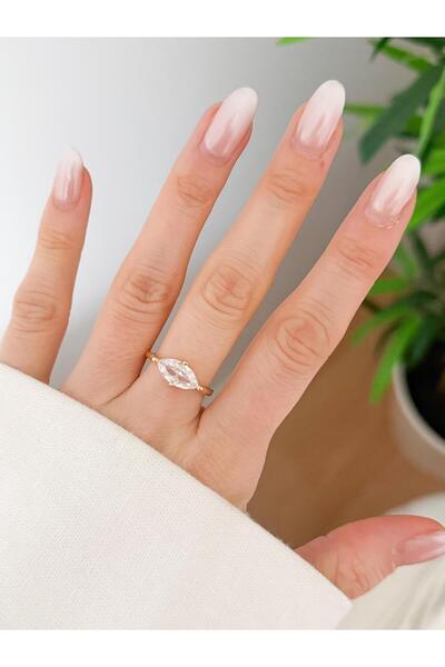 Venus Design Çelik Tek Taş Yüzük (Ayarlanabilirdir)