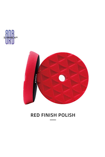 Choice4 1 Pc 5 inches Red Finish Polish Polishing Pads, 5 Inch 125mm Orbital ...