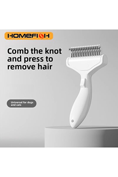 Choice فرشاة إزالة شعر الكلاب البيضاء المصنوعة من الفولاذ المقاوم للصدأ، قطعة...