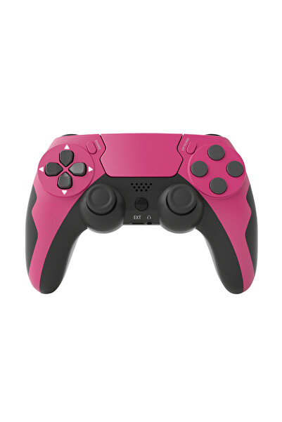 Choice3 وحدة تحكم ألعاب لاسلكية جديدة من GAMINJA طراز P48 باللونين الأحمر الن...