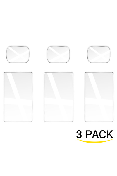 choice2 3PCS 3pcs 9H HD Tempered Glass For DJI OSMO Pket 3 Screen Protector F...