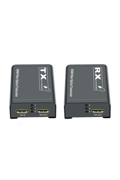 Choice1 With EU Plug TX and RX 1080P HDMI Fiber Extender over SC Fiber Optic ...