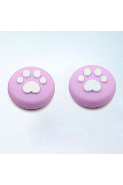 Choice8 K 2PCS Cute Cat Claw Thumb Grips for Nintendo Switch Lite Silicone An...