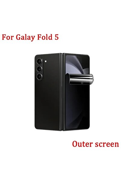 Choice5 قطعتان من فيلم حماية الخصوصية الأمامي لهاتف Galaxy Z Fold 5، قطعتان م...