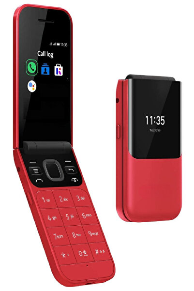 Nokian Tyres Kırmızı Aktif Kapaklı Tuşlu Cep Telefonu