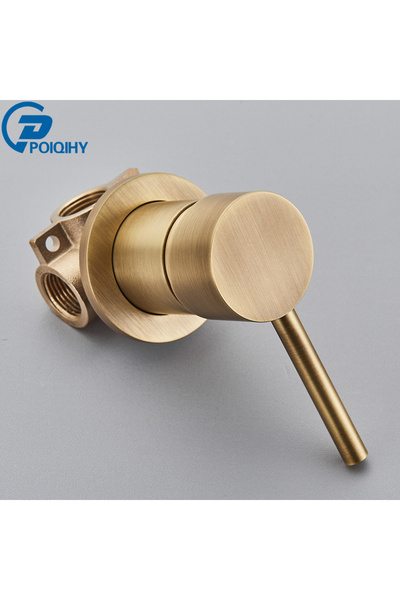 Choice1 صنبور خلاط عتيق من النحاس الأصفر، حنفيات مياه للحمام، صمام تحويل الدش...