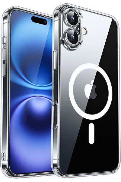 Choice جراب فاخر شفاف مغناطيسي مقاوم للصدمات لهاتف iPhone 12 Pro، متوافق مع i...