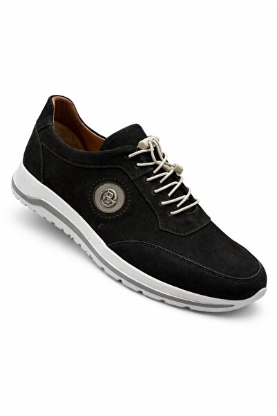 Anıl Ayakkabı Castle 42151 Pantofi casual pentru bărbați, negri, din piele na...