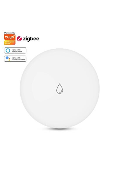 Choice مستشعر تسرب المياه الذكي Tuya ZigBee أبيض اللون، مقاوم للماء بمعيار IP...