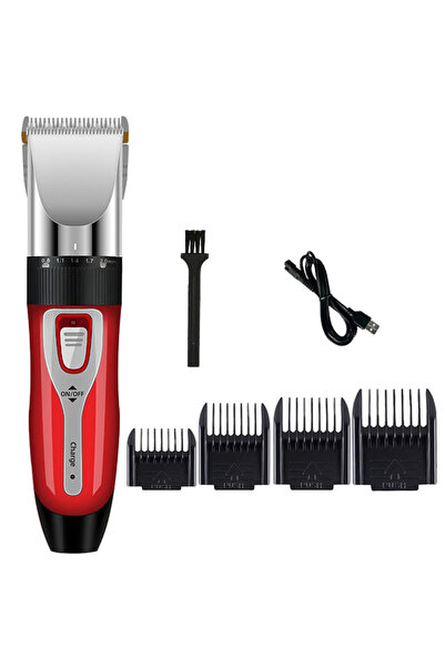 Choice4 ماكينة قص شعر الكلاب القياسية الحمراء، ماكينة قص شعر الحيوانات الأليف...