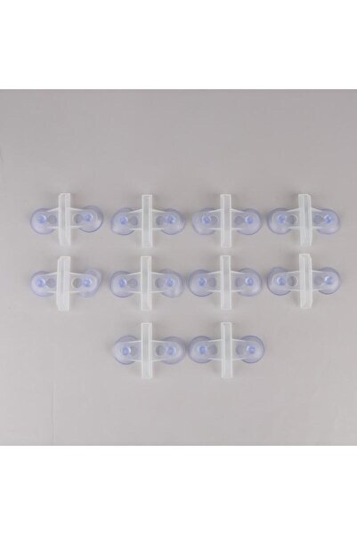 Choice White 10Pcs For Tank Divider Clip Black Plastic Sheet Holder Suction C...