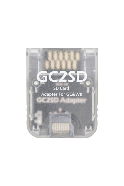 Choice Transparent GC2SD Memory Card Adapter Micro Plug and Play SD Card Adap...