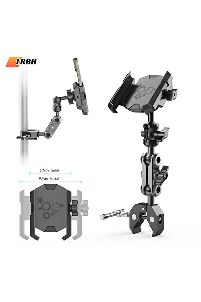 Choice حامل هاتف بمشبك قوي لجهاز المشي/الدراجة الثابتة/عربة الأطفال/الكرسي ال...