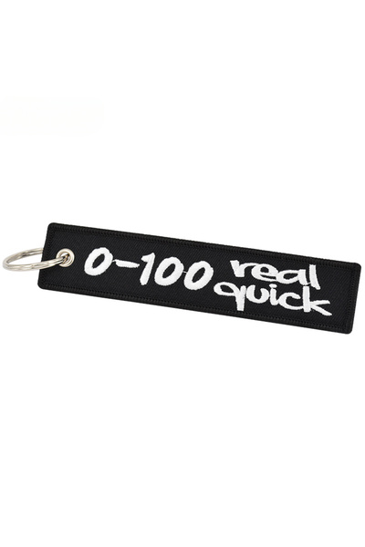 Choice3 0-100 REAL QUICK Fashion Motorcycle Cars Keychain Embroidery Real Men...