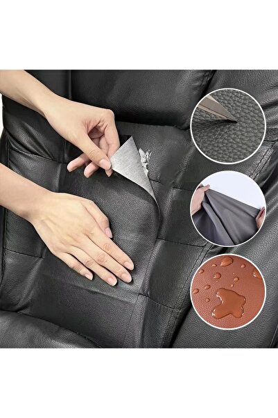 Oto Aksesuarcım Bandă de plasture autoadezivă, impermeabilă, din piele PU, pe...