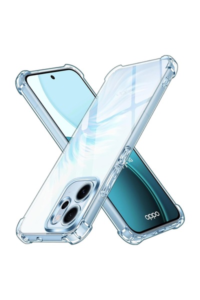 Choice1 جراب شفاف ناعم من مادة TPU لهاتف Oppo Reno14 F 5G، جراب شفاف لهاتف Op...