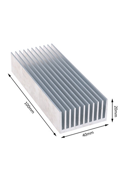 choice2 JETTING 1004020m High Power LED Heatsink, Extruded Aluminum Radiator ...