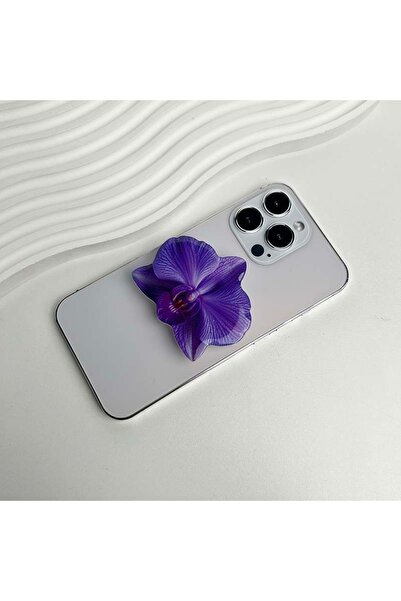 Choice8 حامل هاتف SJ39-04 بتصميم زهرة الفالاينوبسيس اللطيفة، قابل للطي، مزود ...