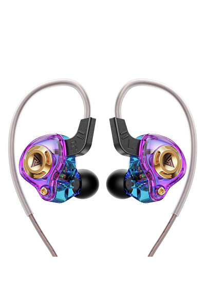 choice2 VIKEFON purple Original QKZ AK6 SRS Driver HiFi Wired Earphone Race S...