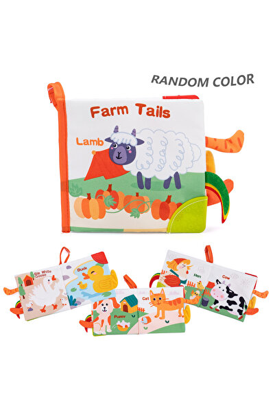 Choice3 كتب وألعاب أطفال لطيفة على طراز المزرعة، كتاب قماشي ملمس ومثير للطفو ...