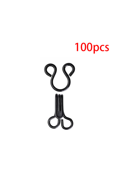 Choice 11.5mm Black 100 Sets Sewing Hook and Eye Latch 11.5-17mm Large Hooks ...
