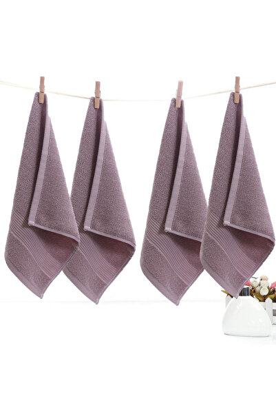 Choice مناشف قطن مربعة سميكة سادة من دوتريو، مقاس 13.39 × 13.39 بوصة، 4 قطع، ...