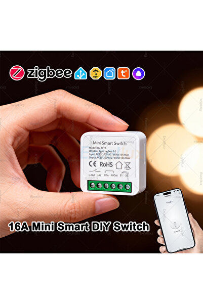 Choice Zigbee 16A Smart Light Switch DIY Switch Module Relay Mini Breaker Sup...