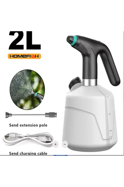 Choice black2 HOMEFISH 2L Electric Watering Can Automatic Garden Irrigation T...