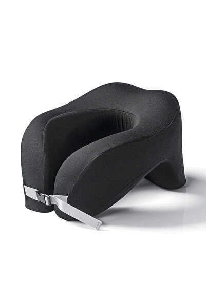 Choice وسادة سفر سوداء على شكل حرف U مصنوعة من إسفنج الذاكرة النقي، وسادة للر...