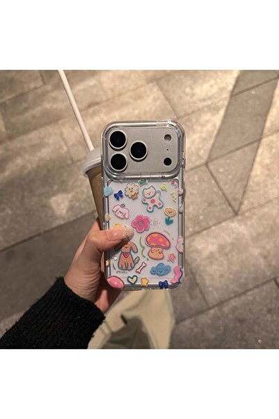 Choice4 غلاف هاتف شفاف بتصميم حيوانات كرتونية لطيفة لهواتف آيفون 17 برو ماكس،...