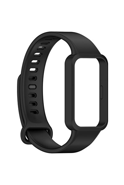 Choice For Redmi Band 3 black Silicone Strap For Smart Band 9 Active Bracelet...