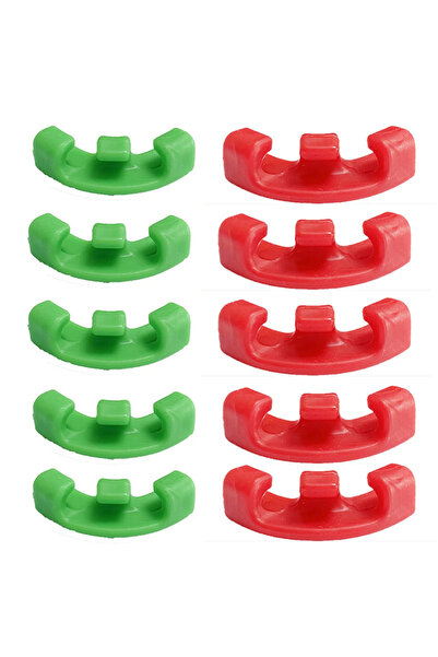 Choice6 ٥٠ قطعة ألوان مختلطة، ١٠-٥٠ قطعة أدوات ثني النباتات بزاوية ٩٠ درجة، أ...