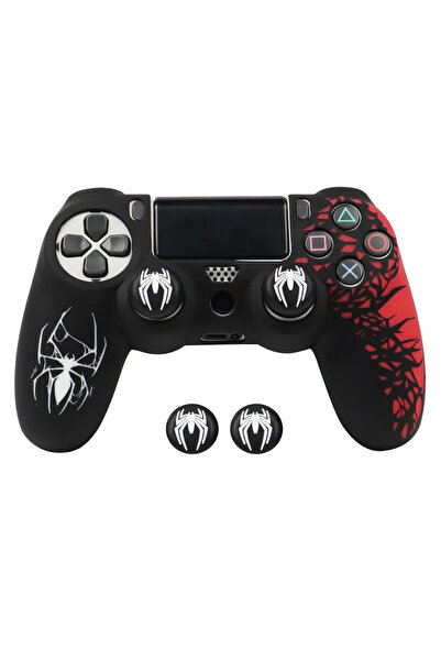 Choice Red Soft Silicone Cover For PS4 Controller Case, 360° Full Protection,...