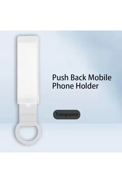 Choice4 Transparent Mobile Phone Bracket Sticky Ring Buckle Push-pull Lazy Su...