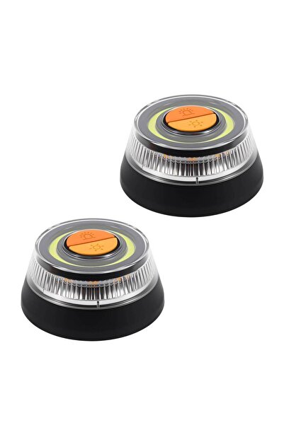 Choice1 قطعتان من مصابيح التحذير LED العالمية V16 المطورة للسيارات، مصباح طوا...