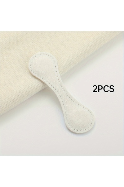 Choice1 قطعتان - مشبك مغناطيسي أبيض ثابت لأرجل البنطال، قابل للفصل، بدون مسام...