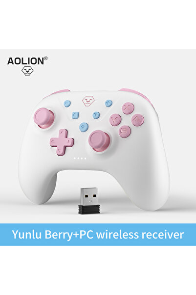 choice2 White add receive AOLION Bluetooth controller For Switch 2/1/PC/iOS/A...