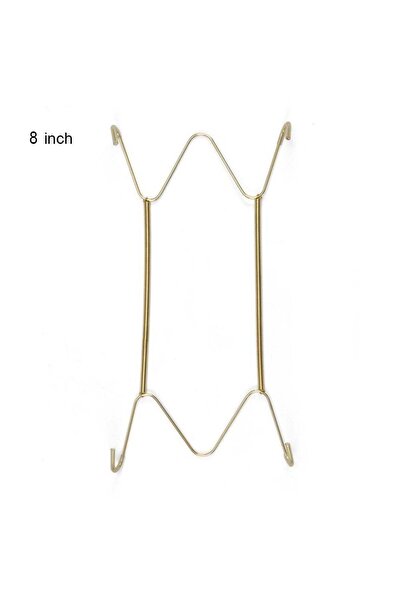 Choice4 حامل أطباق جداري مقاس 8 بوصات، حامل أطباق زنبركي من النوع W، خطاف غير...