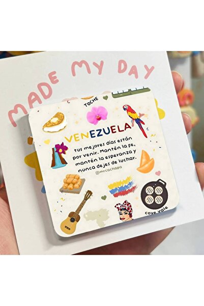 Choice1 z2 Venezuela Aesthetic Art Refrigerator Magnet Magnetic Ins Style Hom...