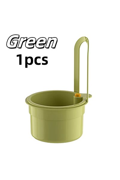 choice2 قطعة واحدة خضراء، قطعة واحدة، مصفاة معلقة مبتكرة لحوض المطبخ، لجمع بق...