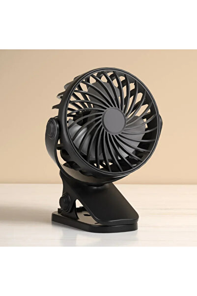 Choice1 مروحة طاولة صغيرة محمولة سوداء اللون، قابلة للطي 360 درجة، قابلة لإعا...