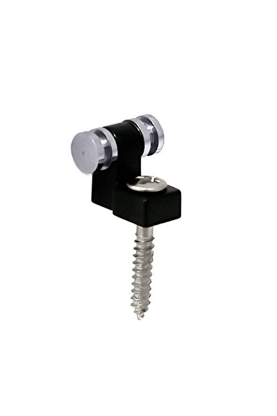 Choice 2pcs Black Chrome 2pcs Electric Guitar Chrome Roller String Trees Reta...
