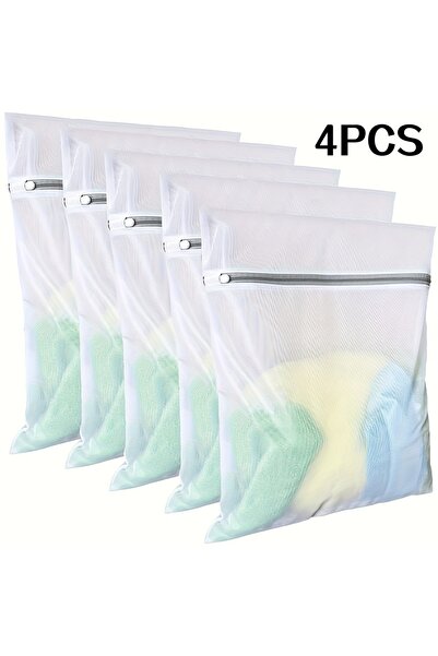 Choice 4 أكياس غسيل شبكية دقيقة للغسالات المنزلية، مصممة خصيصًا لتخزين الملابس
