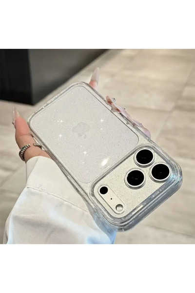 Choice44 غلاف هاتف شفاف لامع بتصميم أنيق من السيليكون لهاتف آيفون 17 برو ماكس...