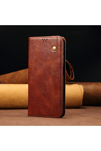 Choice47 Galaxy S25 Ultra Dark Brown Leather Flip Wallet Case For S25 S23 S22...