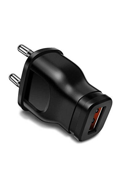 Choice3 محول طاقة USB أسود اللون، 5 فولت/1 أمبير، شاحن عالمي للسفر للهواتف ال...