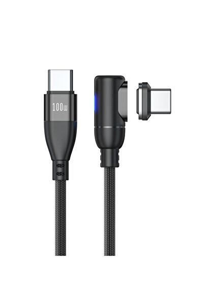 Choice كابل بيانات للهاتف المحمول أسود بطول متر واحد، من النوع C، يدعم الشحن ...