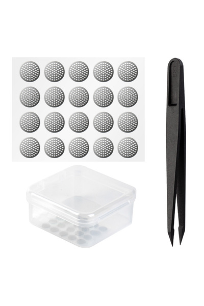 choice2 20 قطعة من فلاتر شبكية لسماعات الأذن مصنوعة من السيليكون CCZ بقطر 5 م...