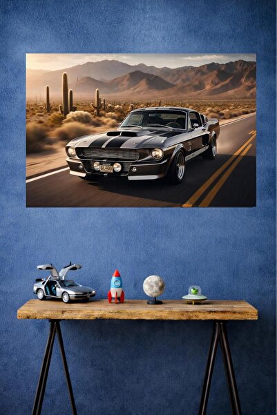LUXRN American Classic Car Wall Painting Uv Printing on Mdf Frameless Modern ...